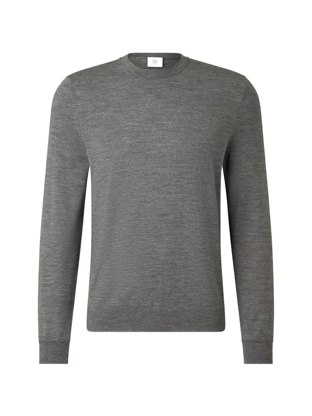 BOGNER Ole ottoman-detail long-sleeve T-shirt Grijs
