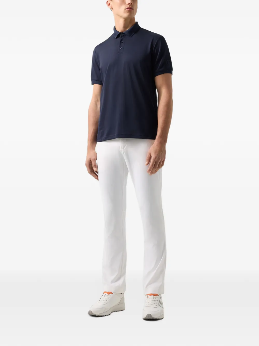 BOGNER Daniel logo-print polo shirt Blauw