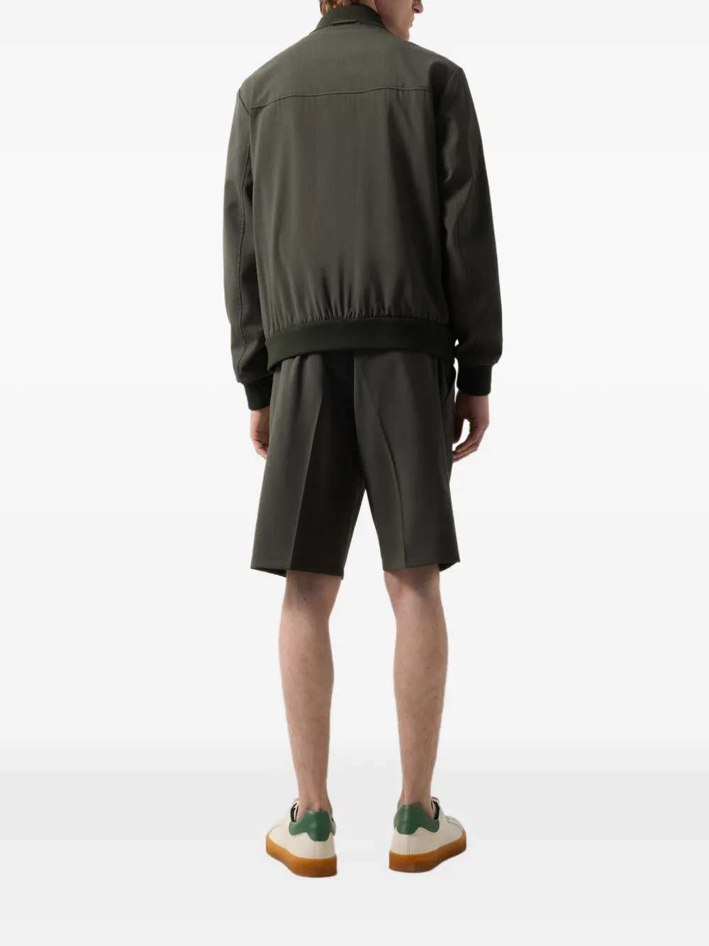 BOGNER Milan virgin-wool bomber jacket Groen