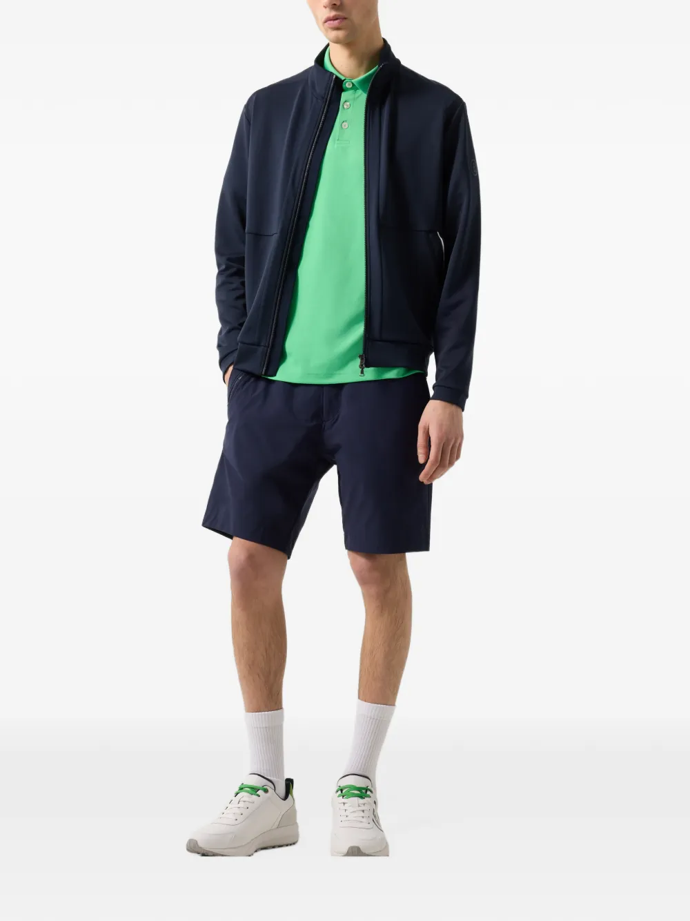 BOGNER Daniel piqué-polo performance T-shirt Groen