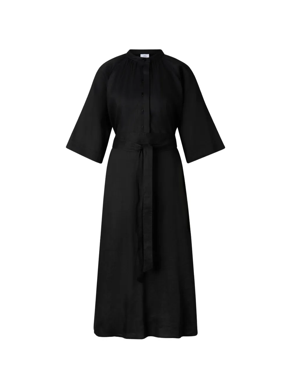 BOGNER robe mi-longue Catelyn brodée à manches raglan - Noir BOGNER robe mi-longue Catelyn brodée à manches raglan - Noir