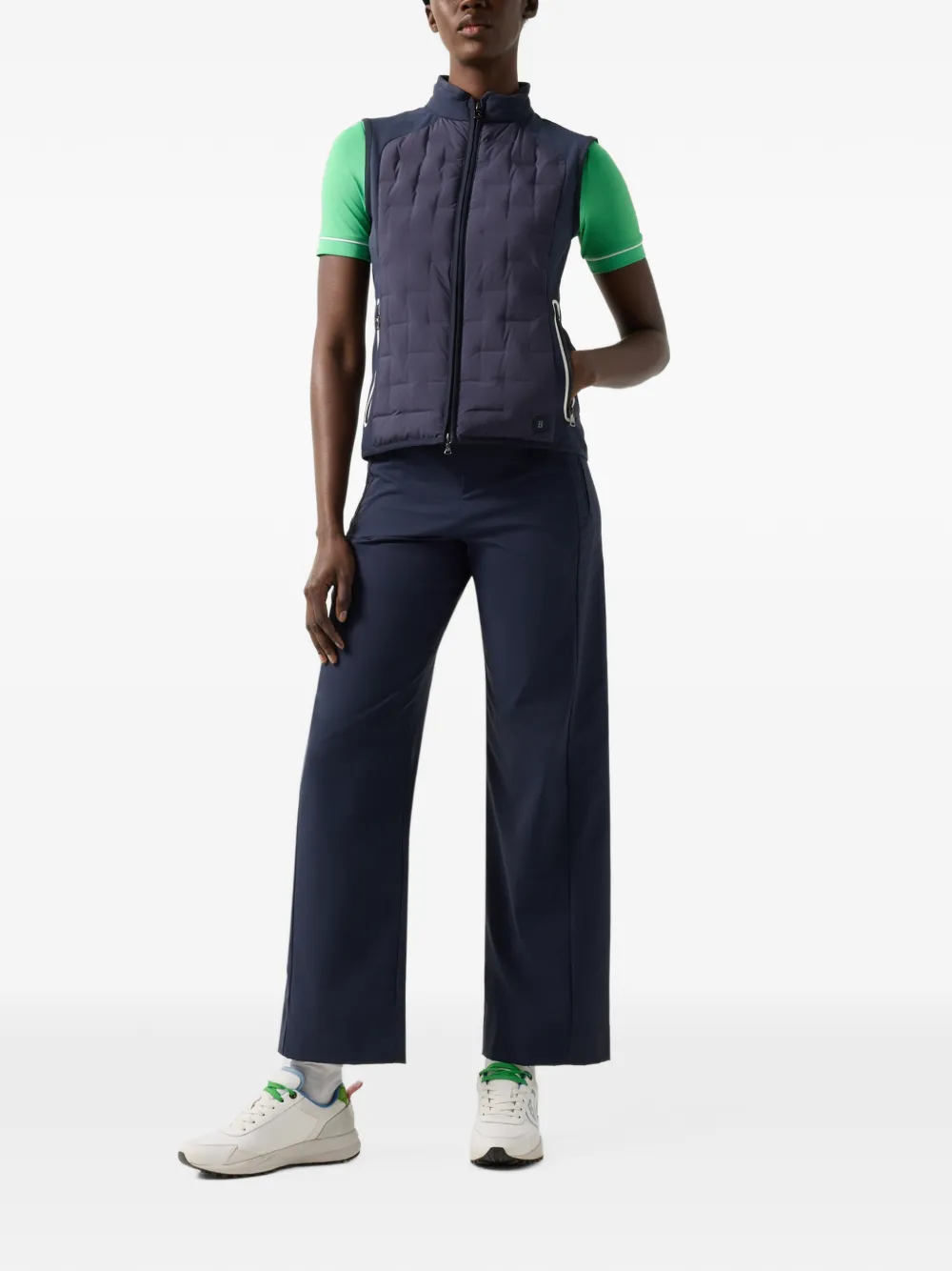 BOGNER Lina quilted gilet Blauw