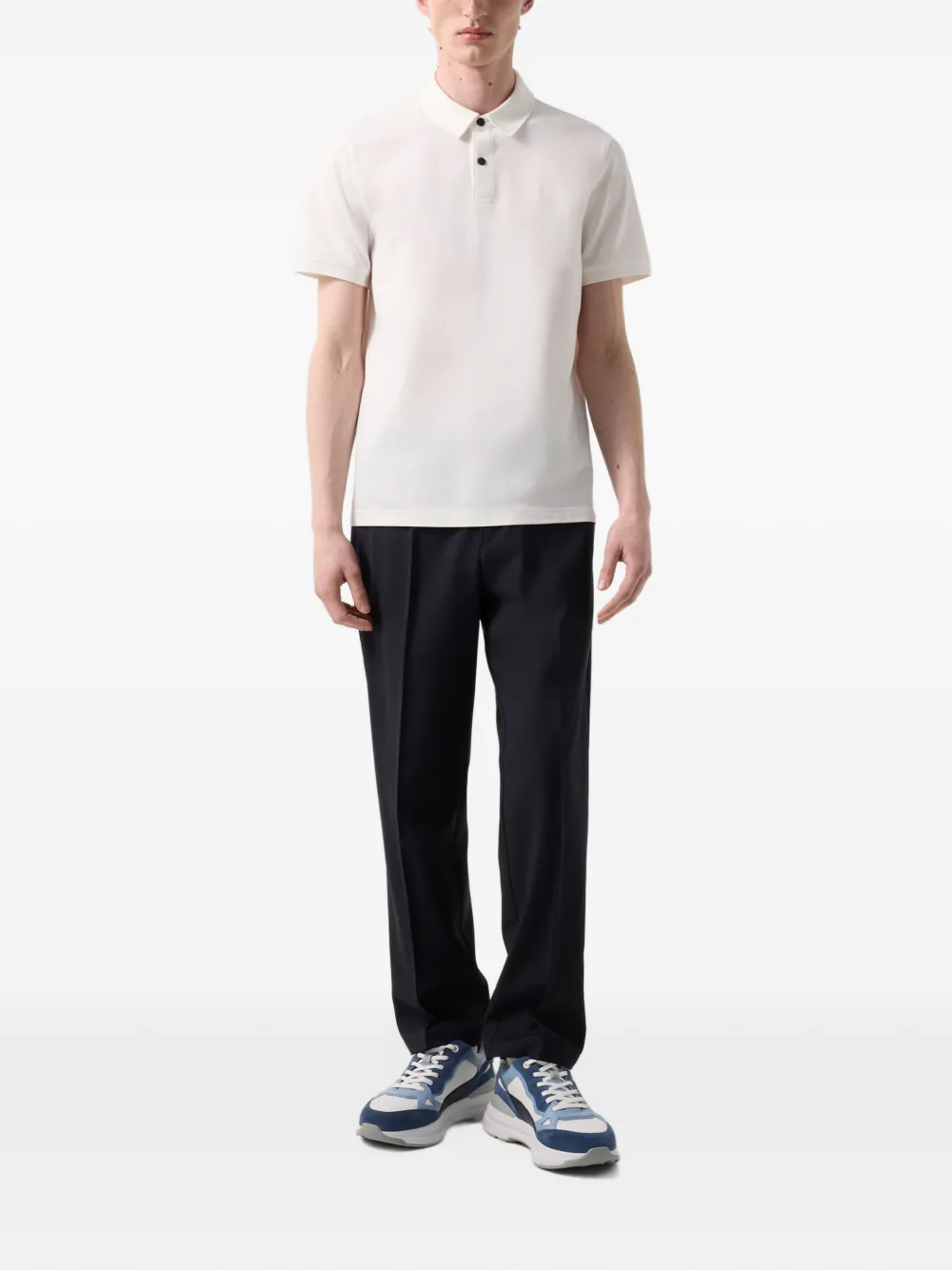 BOGNER Timo logo-print polo shirt Wit