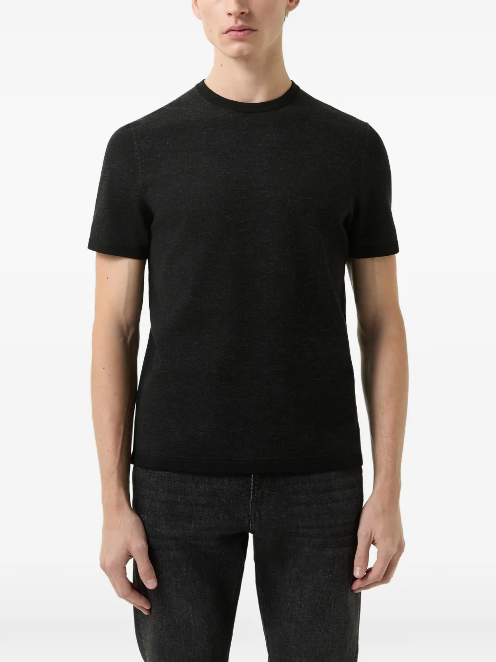 BOGNER Ohio knitted T-shirt Zwart