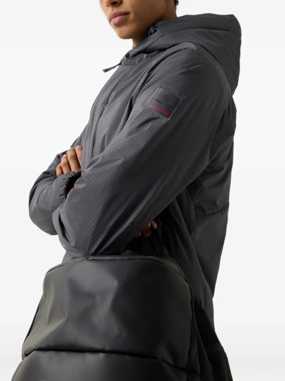 BOGNER FIRE+ICE Jared hooded lightweight jacket Grijs