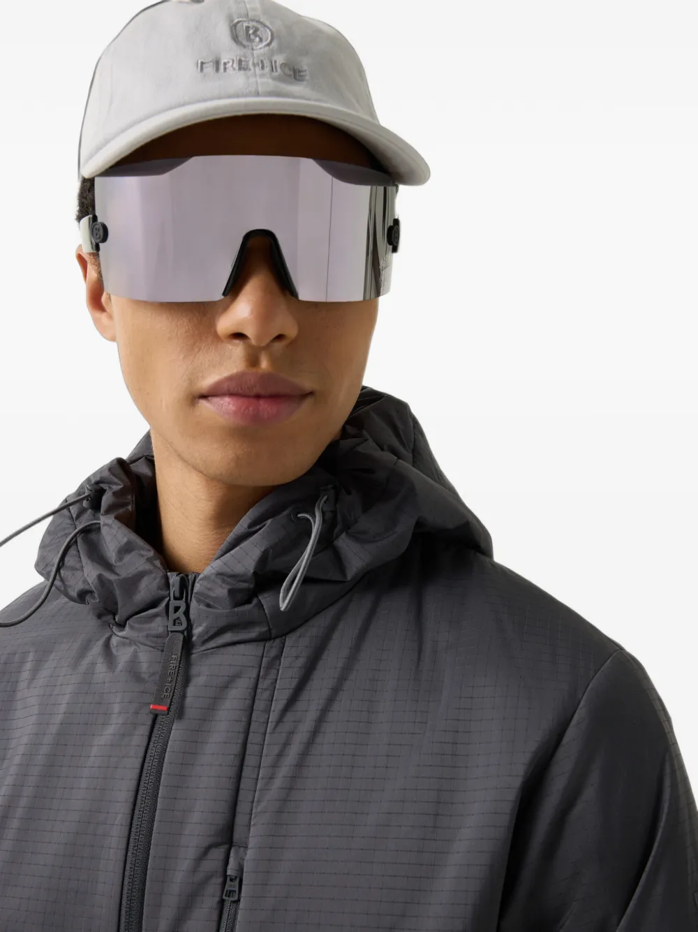 BOGNER FIRE+ICE Jared hooded lightweight jacket Grijs