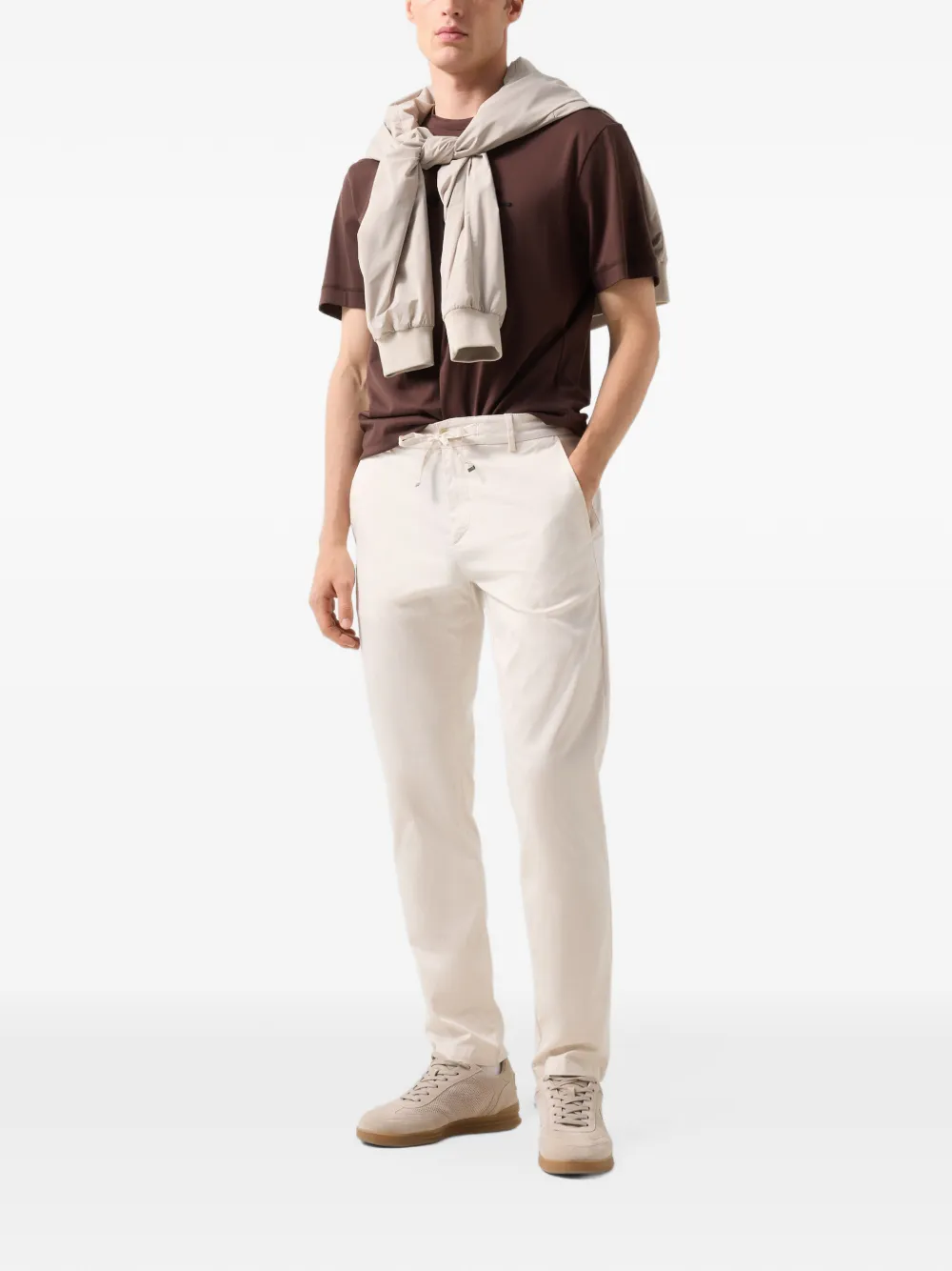 BOGNER Riley drawstring trousers Wit
