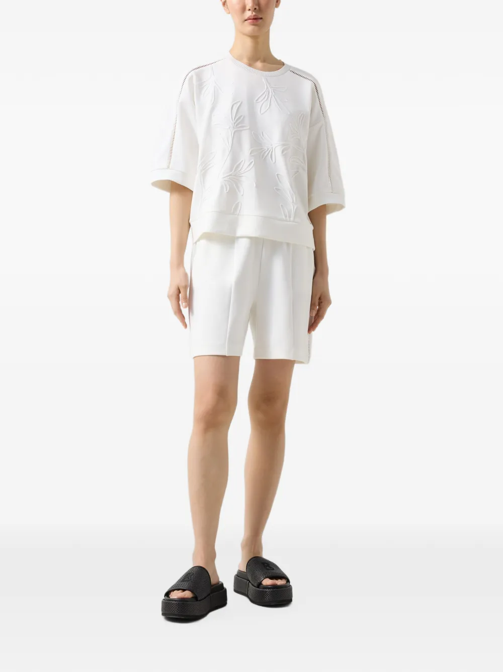 BOGNER Romi jersey mini shorts Wit