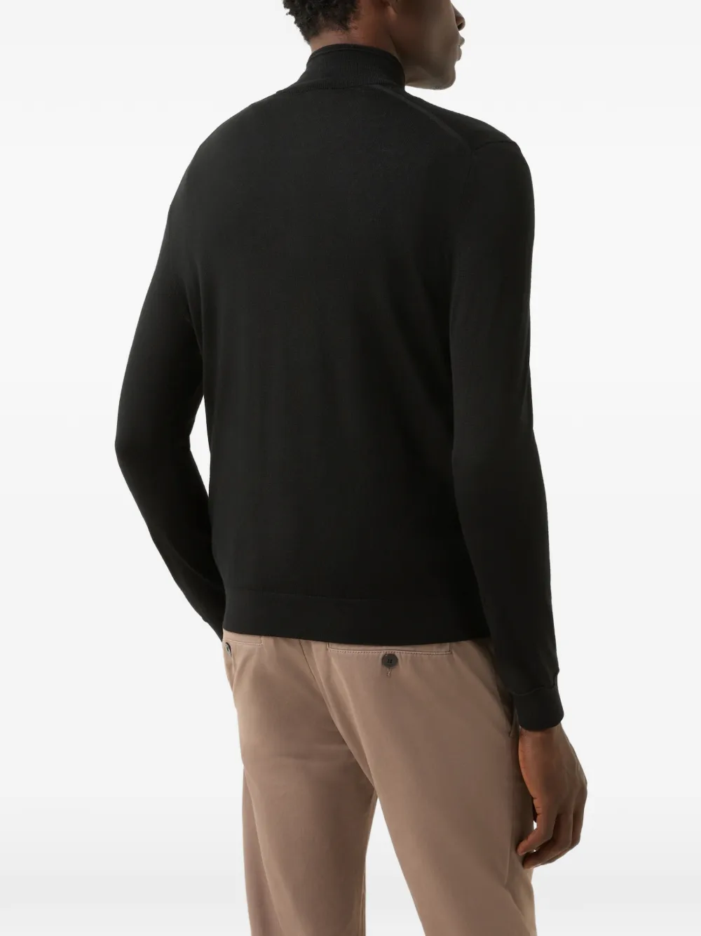 BOGNER Troyer Ouri zip-neck sweater Zwart