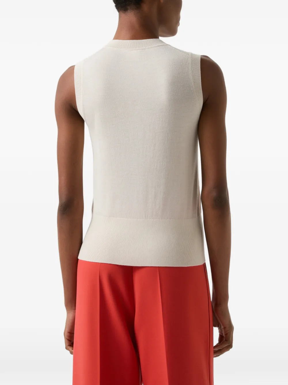 BOGNER Isola knitted tank top Beige