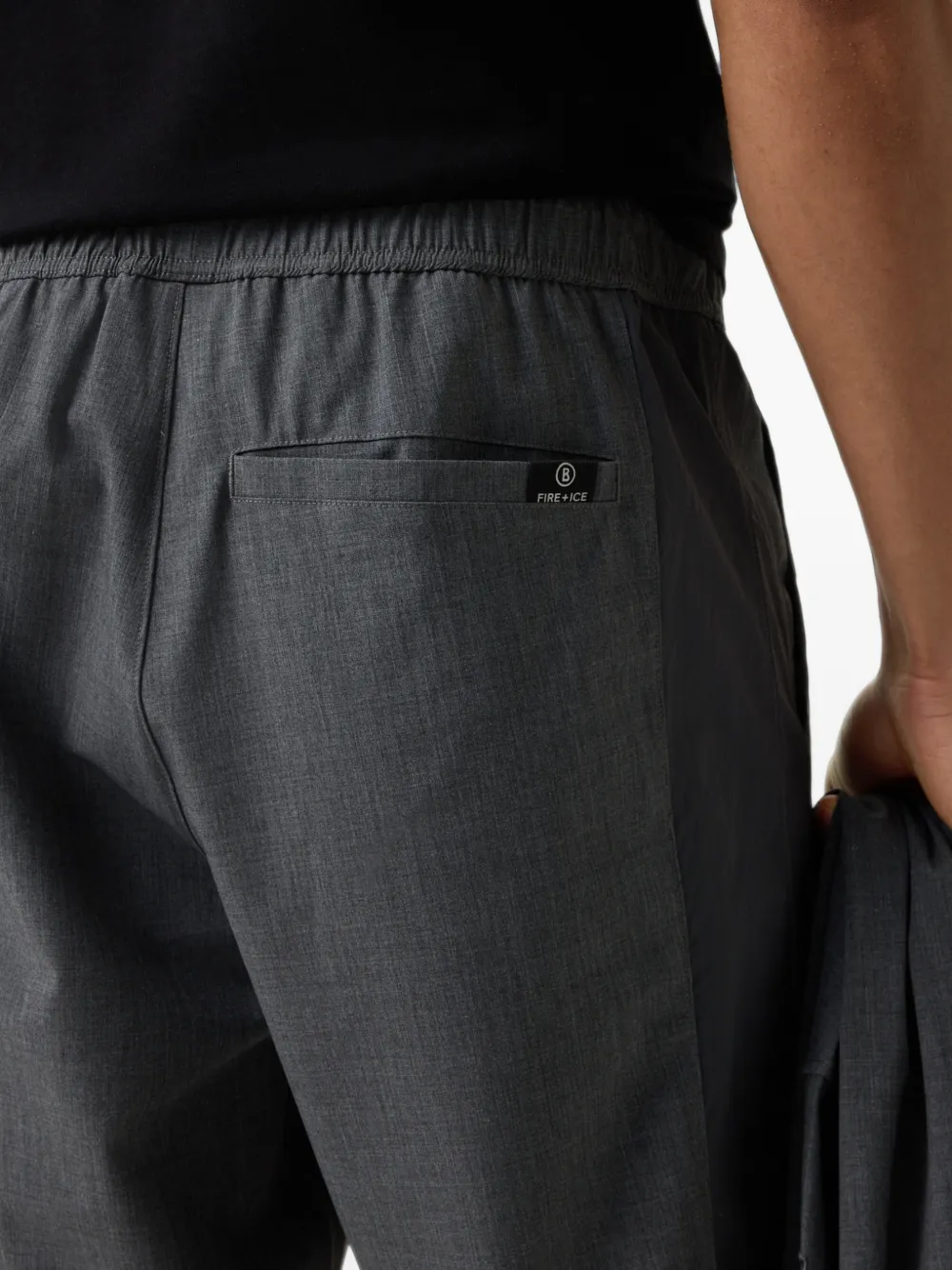 BOGNER FIRE+ICE Pavel drawstring-waist shorts Grijs