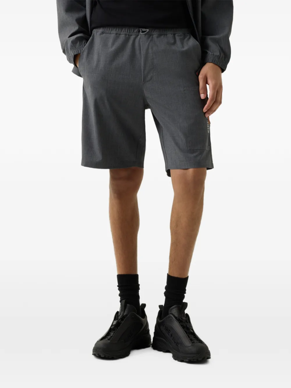 BOGNER FIRE+ICE Pavel drawstring-waist shorts Grijs