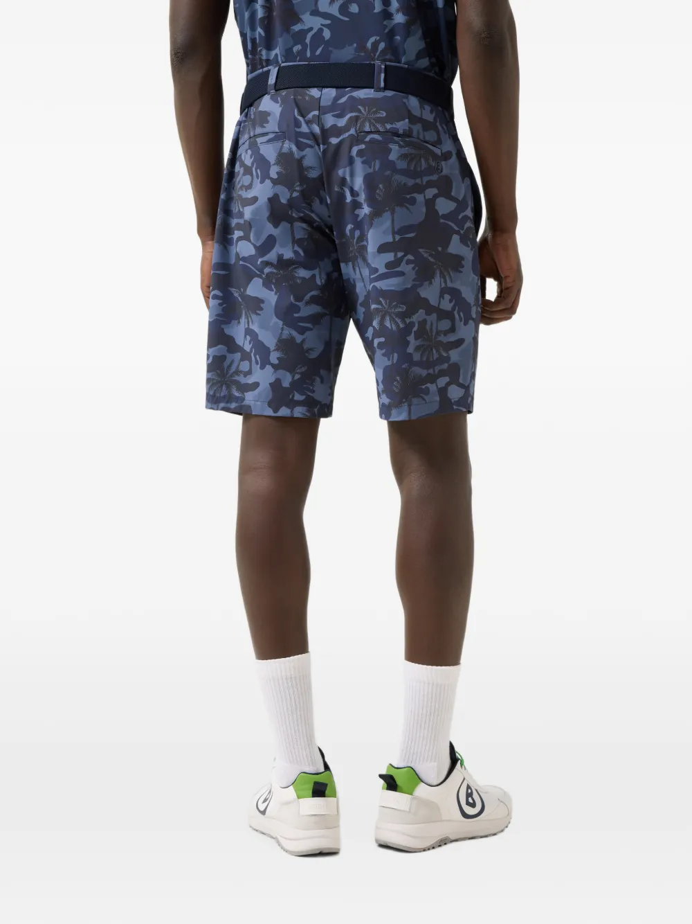 BOGNER Lanzo camouflage-print bermuda shorts Blauw
