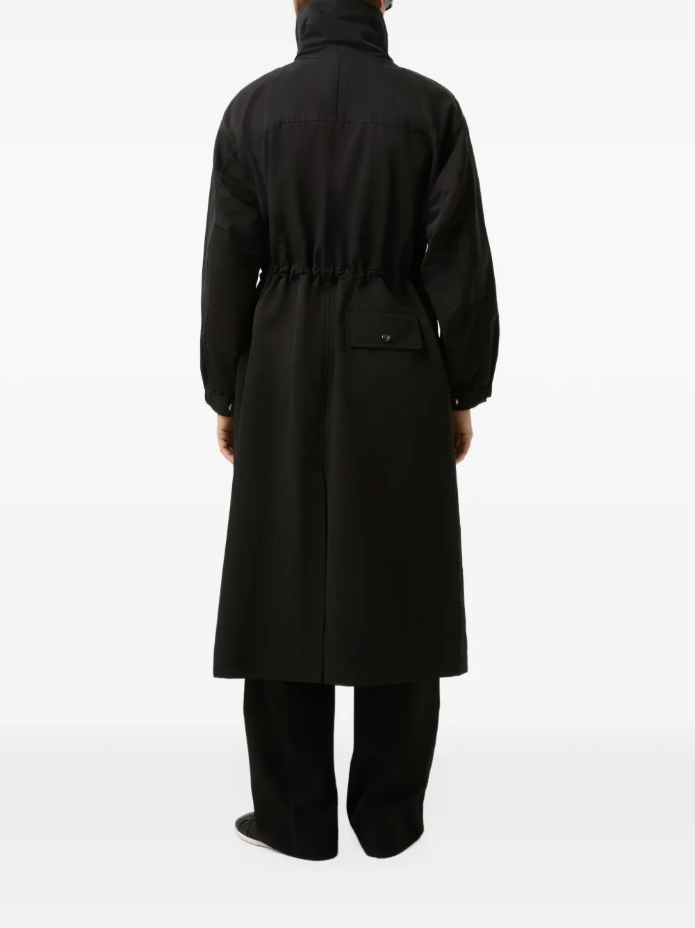 BOGNER Elektra drawstring-waist parka coat Zwart
