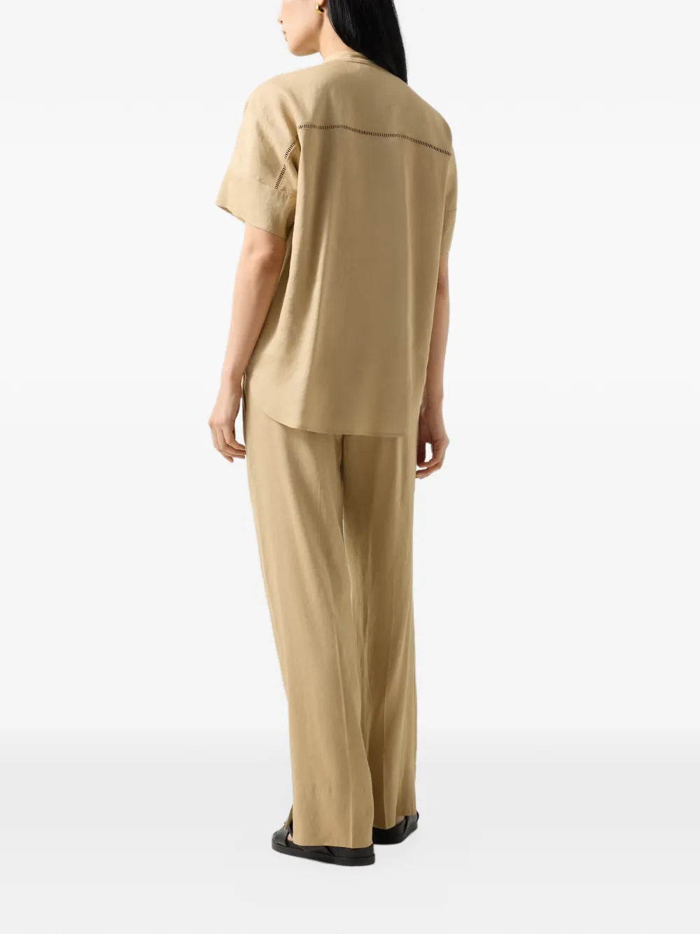 BOGNER Cheryl broderie-anglaise blouse Beige
