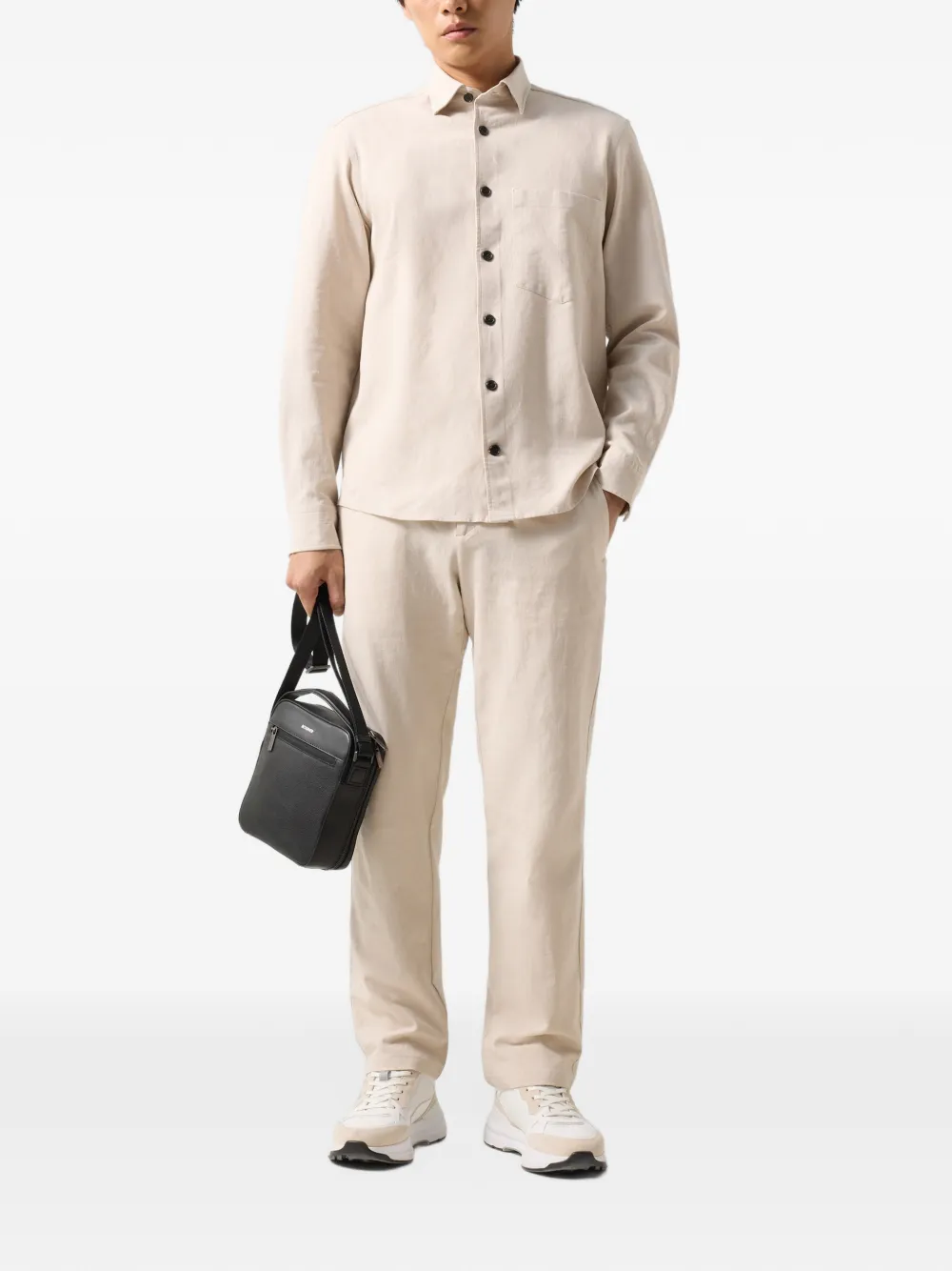 BOGNER Heiko button-down shirt Beige