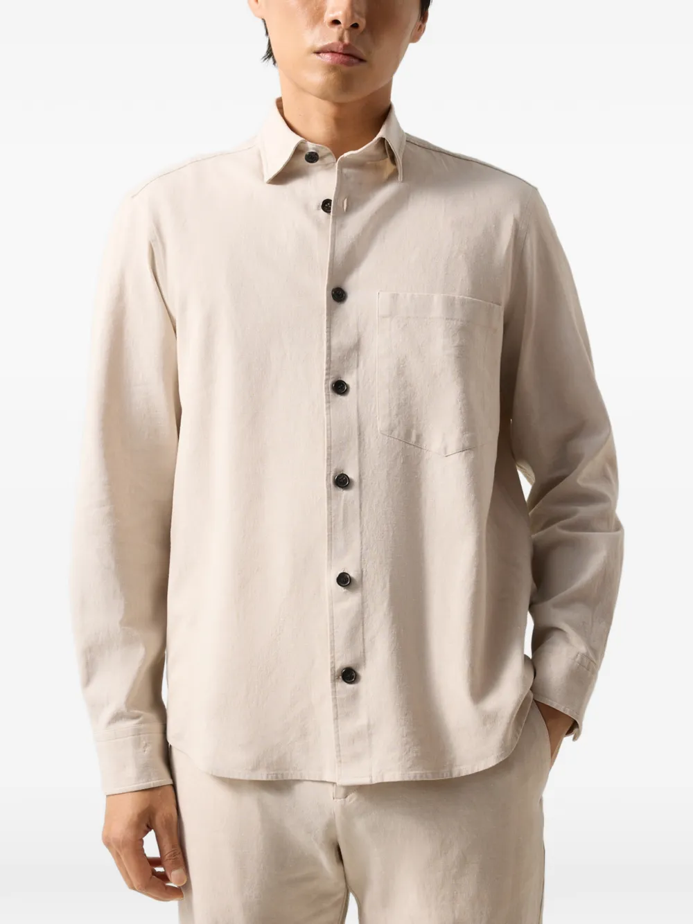 BOGNER Heiko button-down shirt - Nude