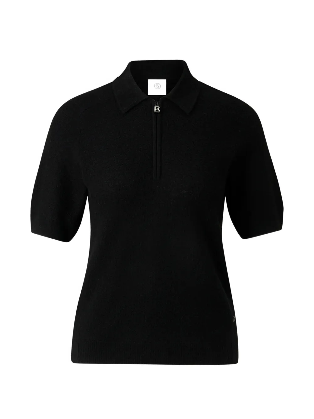 BOGNER Shari zip-fastening polo top Zwart