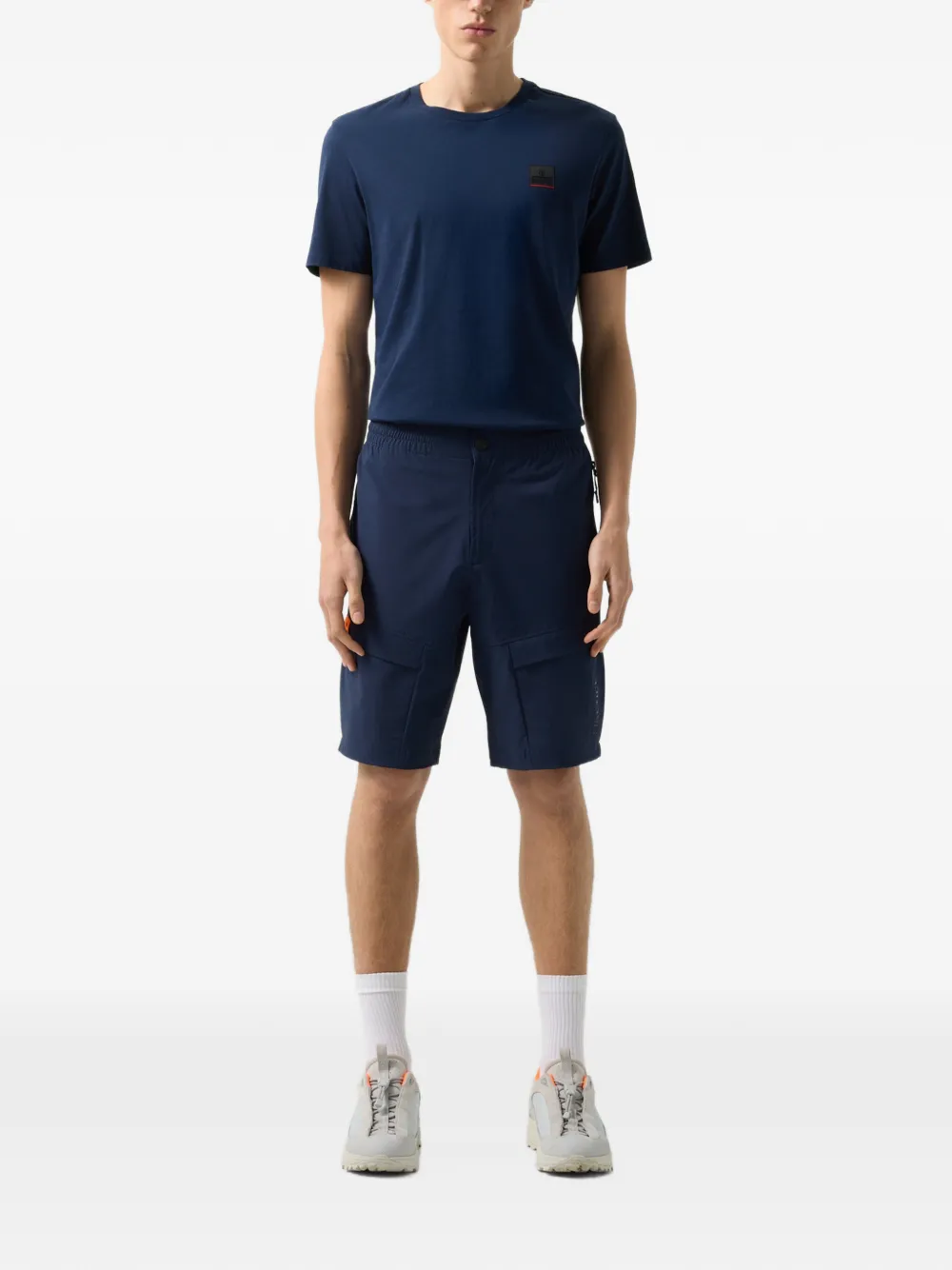 BOGNER FIRE+ICE Vito logo-patch T-shirt Blauw