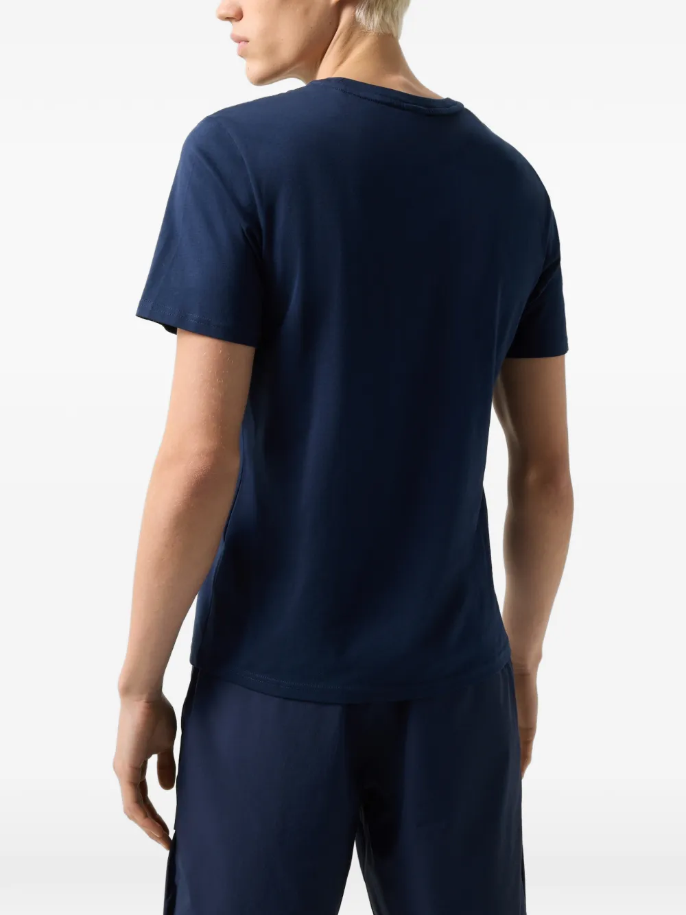 BOGNER FIRE+ICE Vito logo-patch T-shirt Blauw