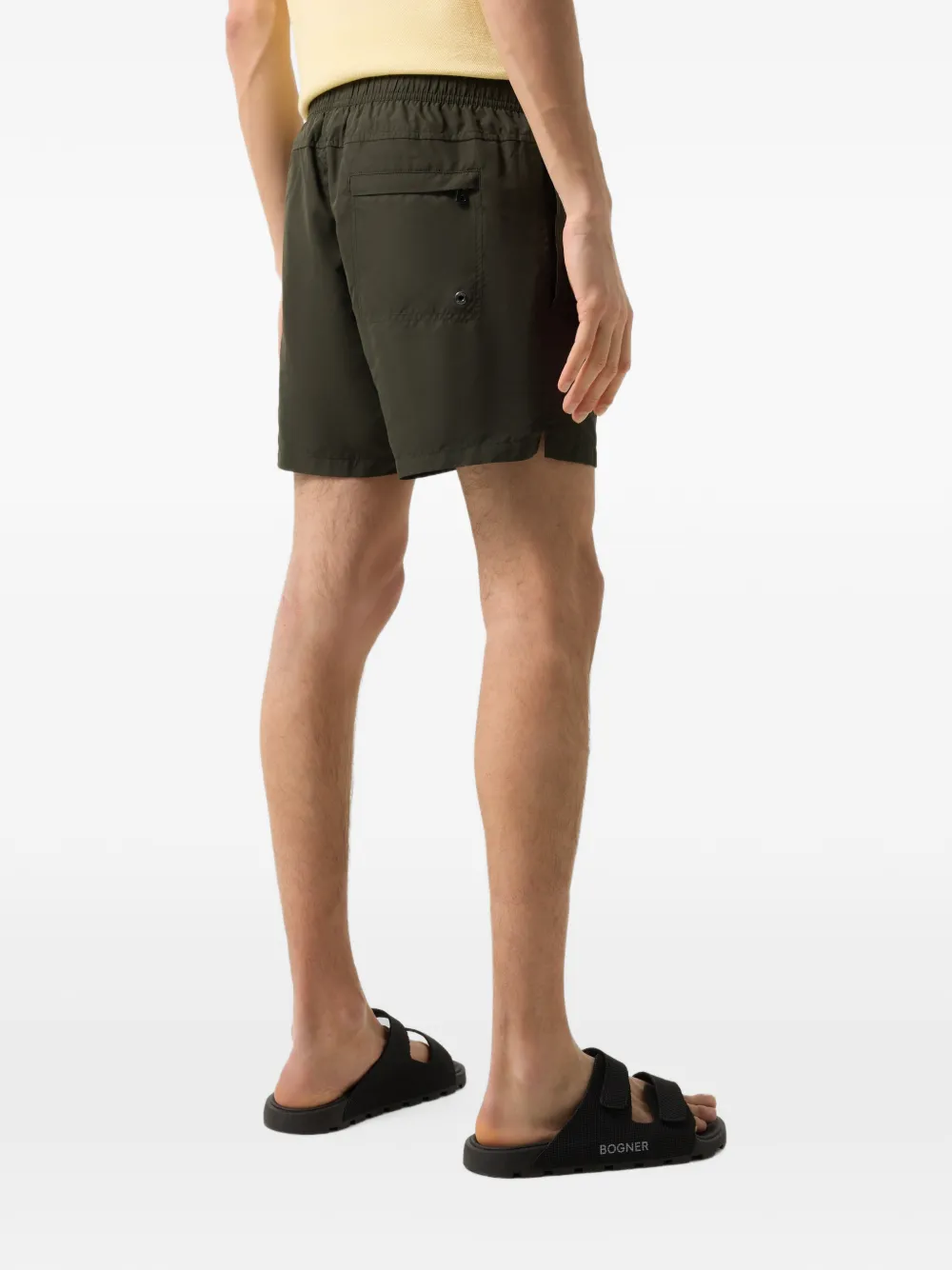 BOGNER Paul drawstring-waist swim shorts Groen