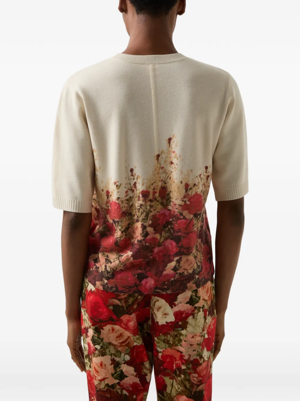 BOGNER Helly floral-print T-shirt Beige