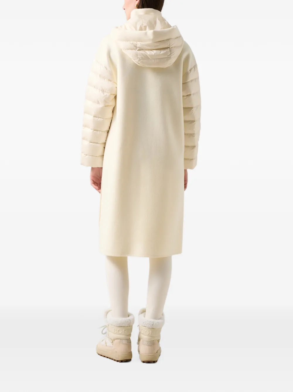 BOGNER Trisha quilted-sleeve coat Beige