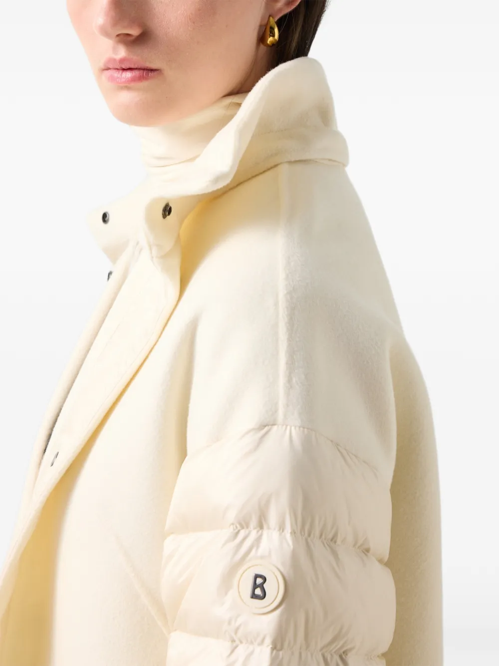 BOGNER Trisha quilted-sleeve coat Beige