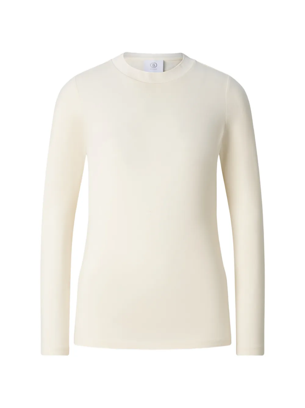 BOGNER Alexi logo-stitch overlock-seam T-shirt Beige