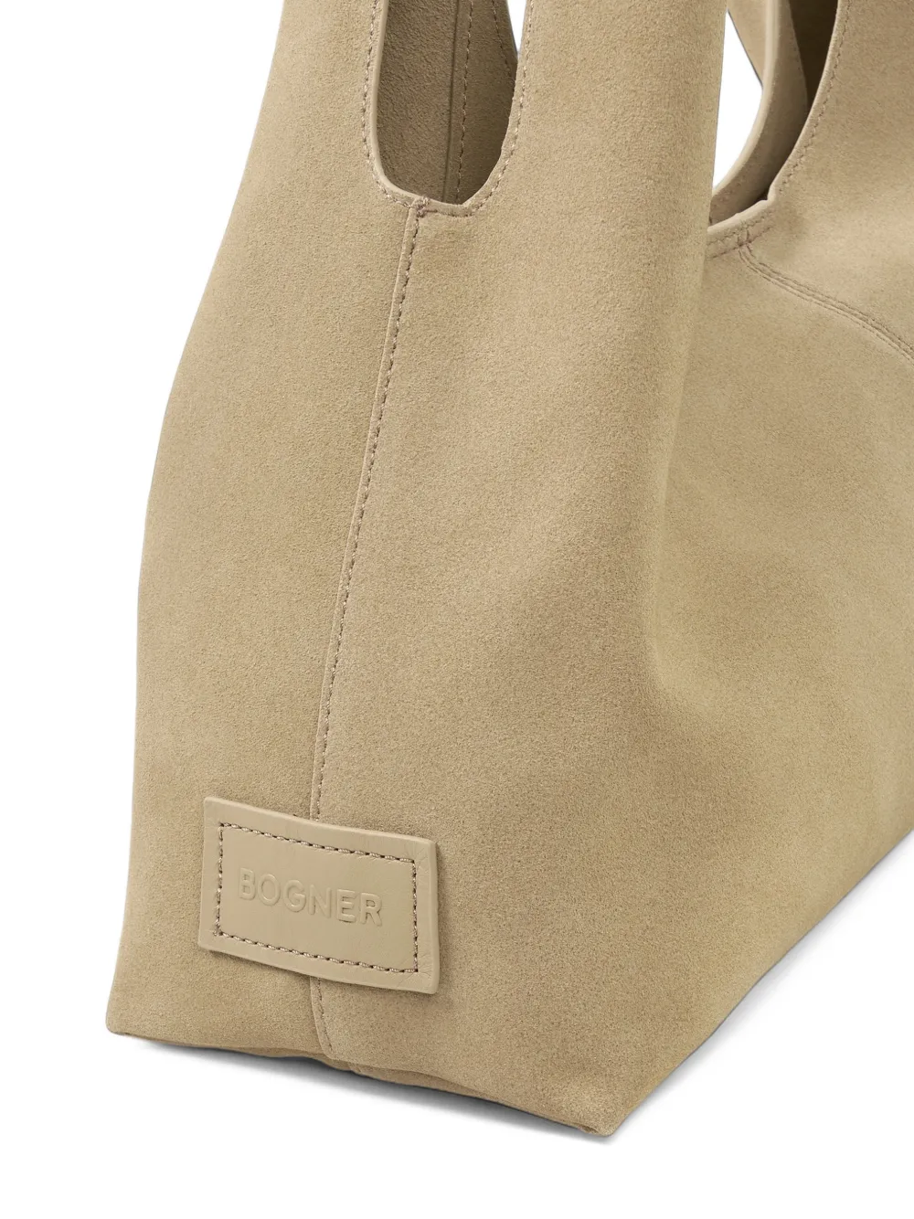 BOGNER Founex Alienor suede tote bag Beige