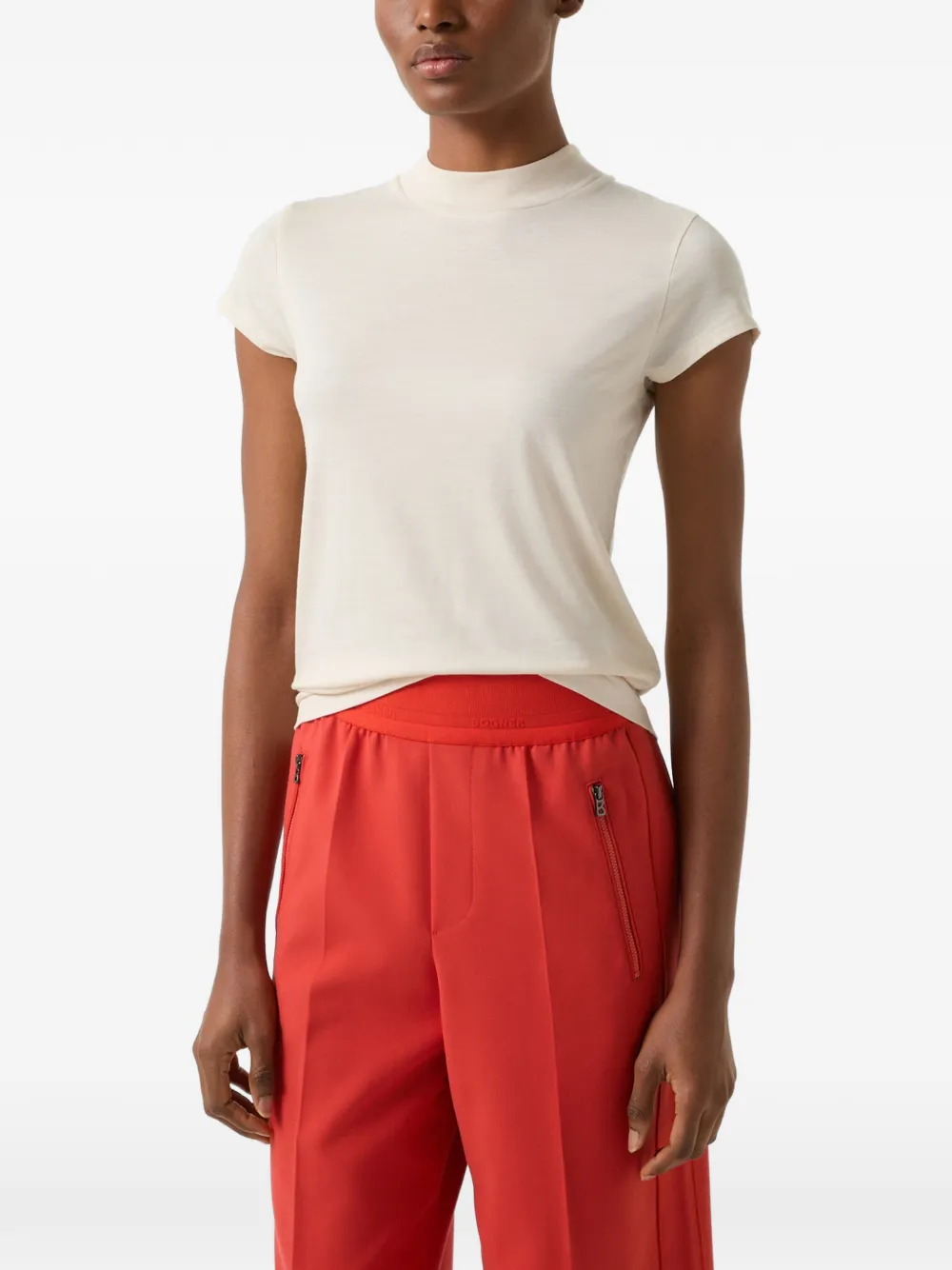 BOGNER Winja high-neck T-shirt Beige
