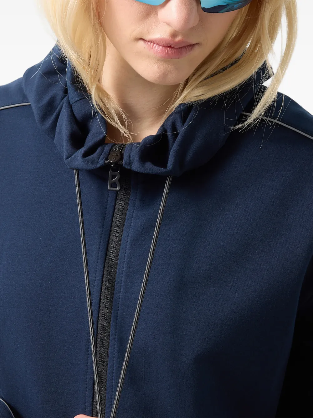 BOGNER FIRE+ICE Enia reflective-piping jacket Blauw