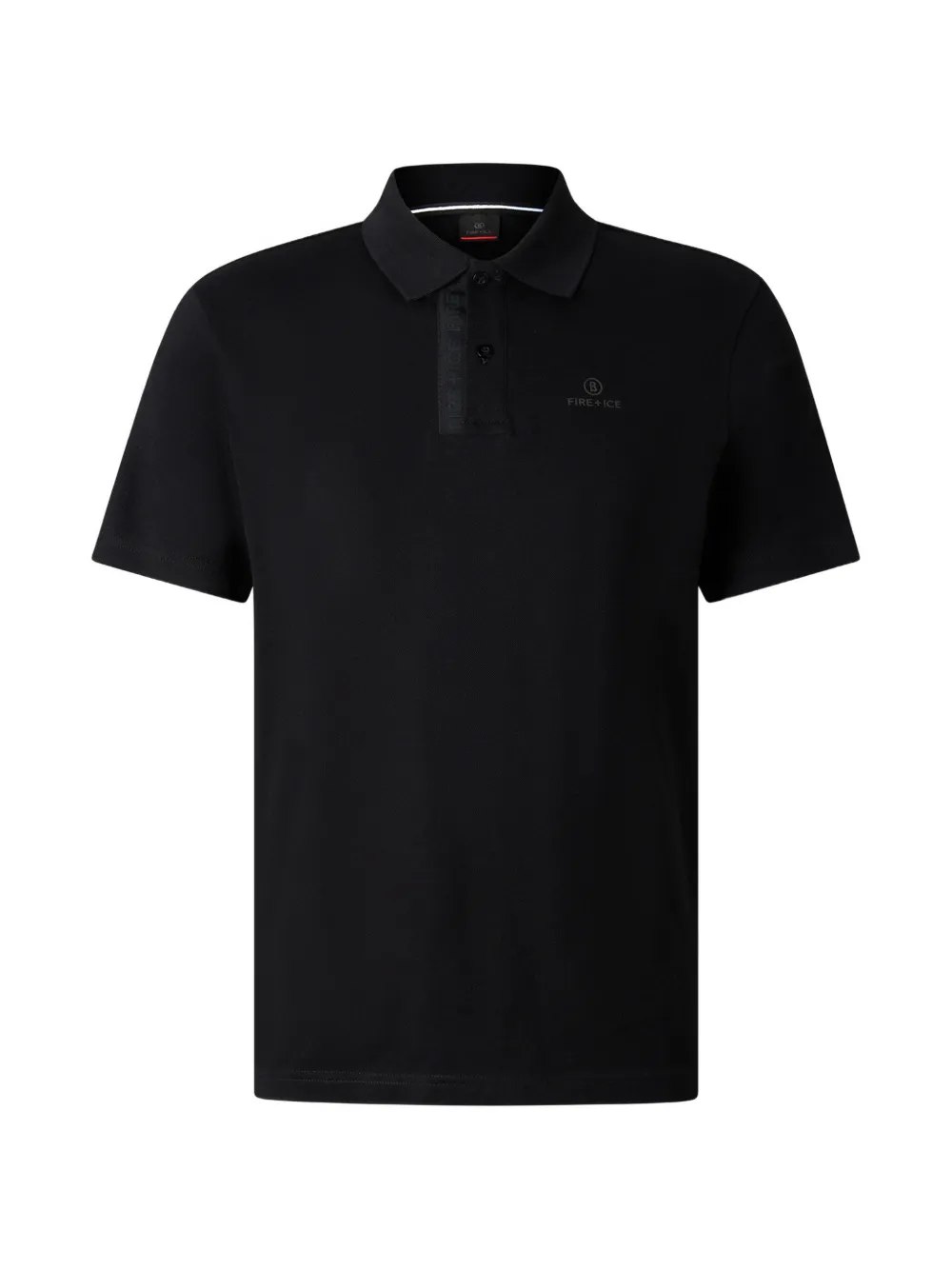 BOGNER FIRE+ICE Ramon piqué-weave polo shirt Zwart