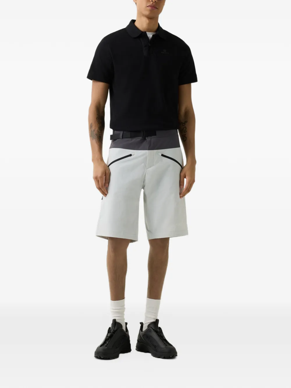 BOGNER FIRE+ICE Ramon piqué-weave polo shirt Zwart