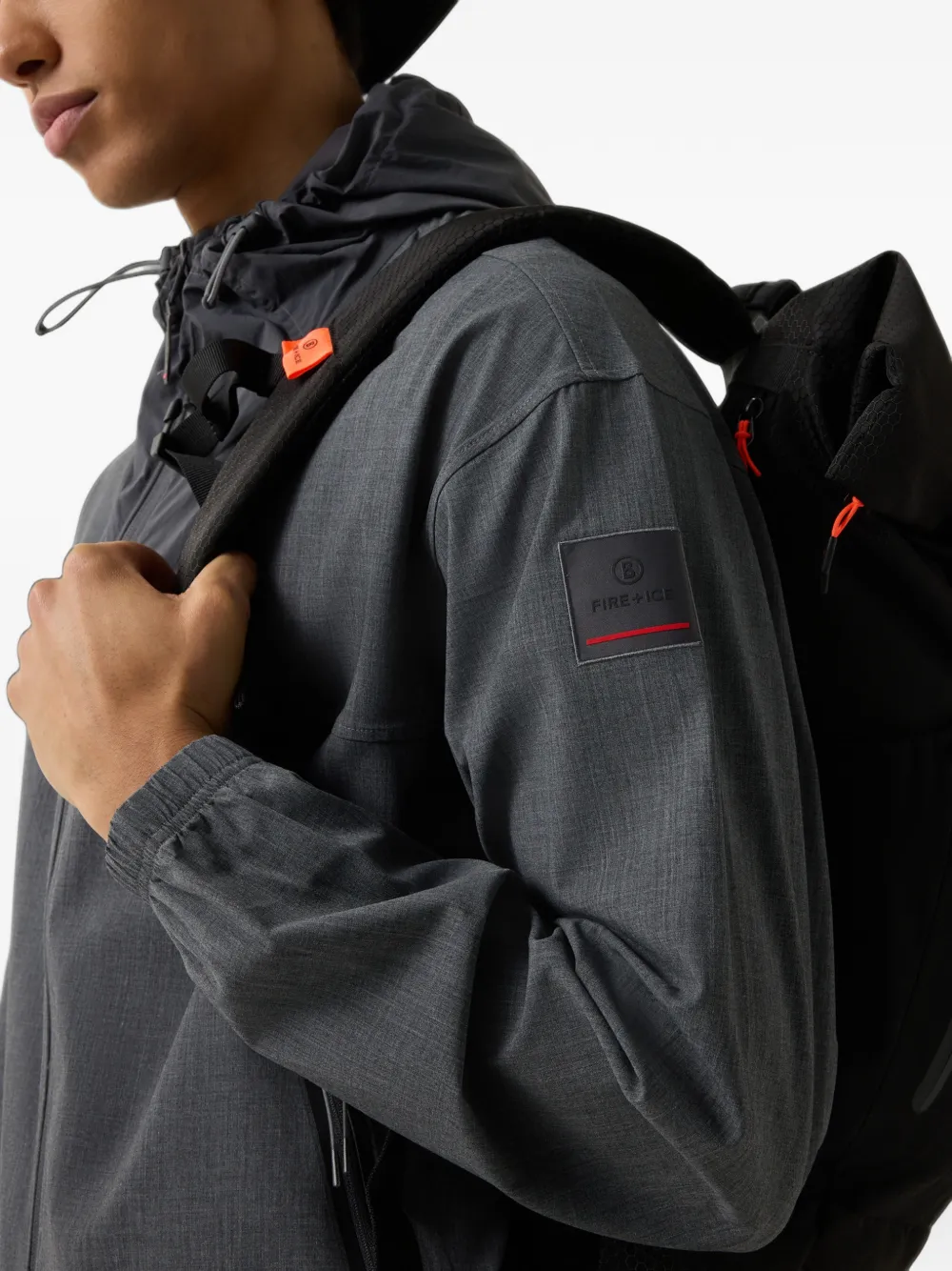 BOGNER FIRE+ICE Aris hooded jacket Grijs