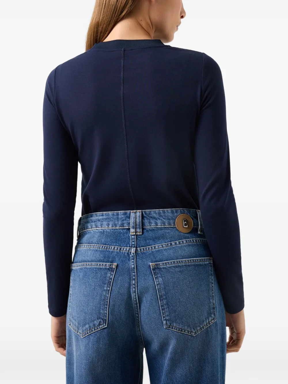 BOGNER Alexi long-sleeve T-shirt Blauw