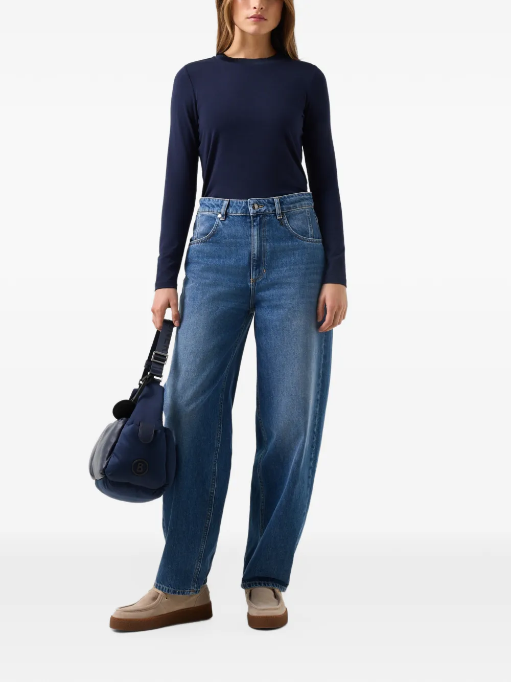 BOGNER Alexi long-sleeve T-shirt Blauw