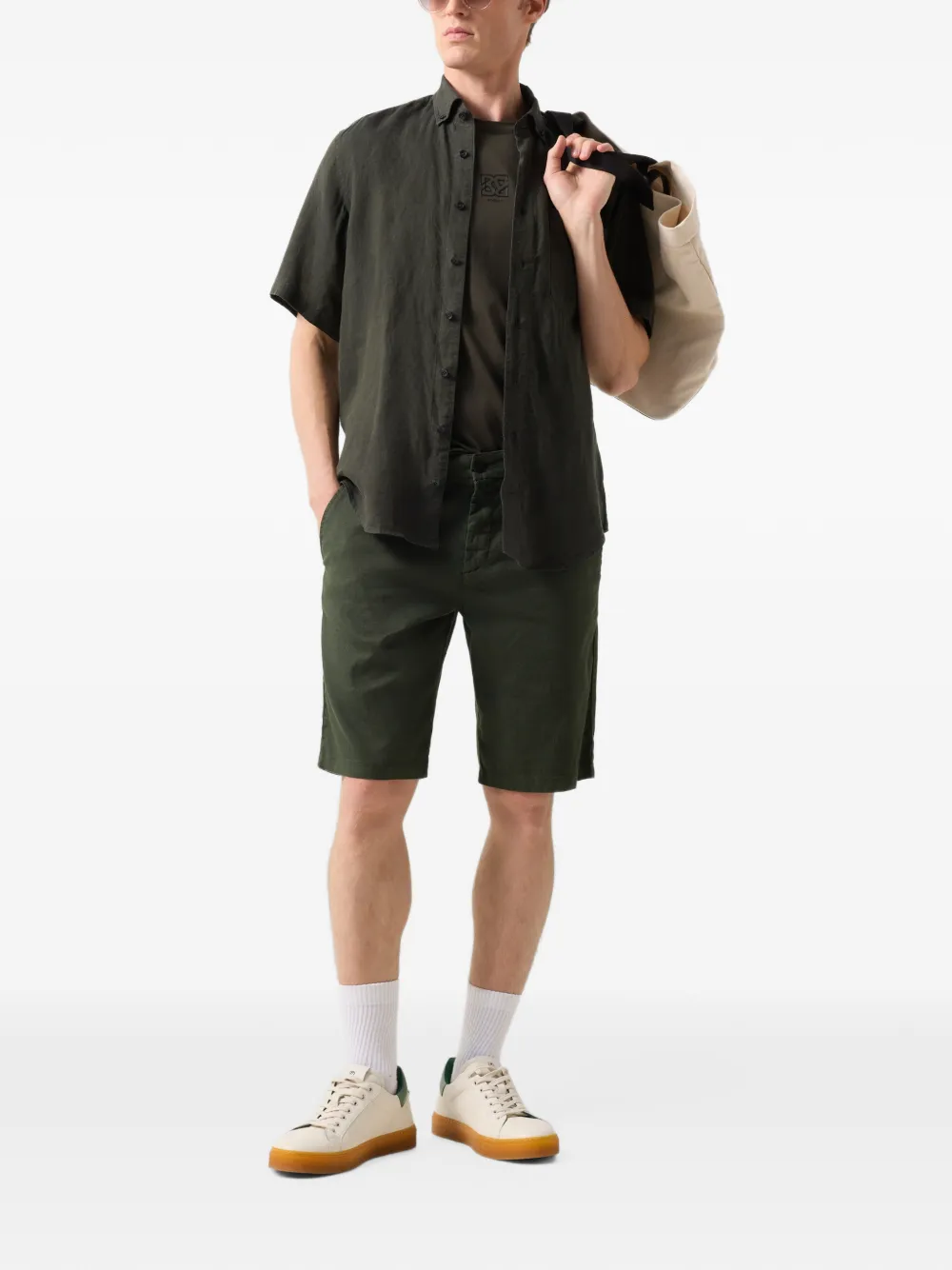 BOGNER Cole chino shorts Groen