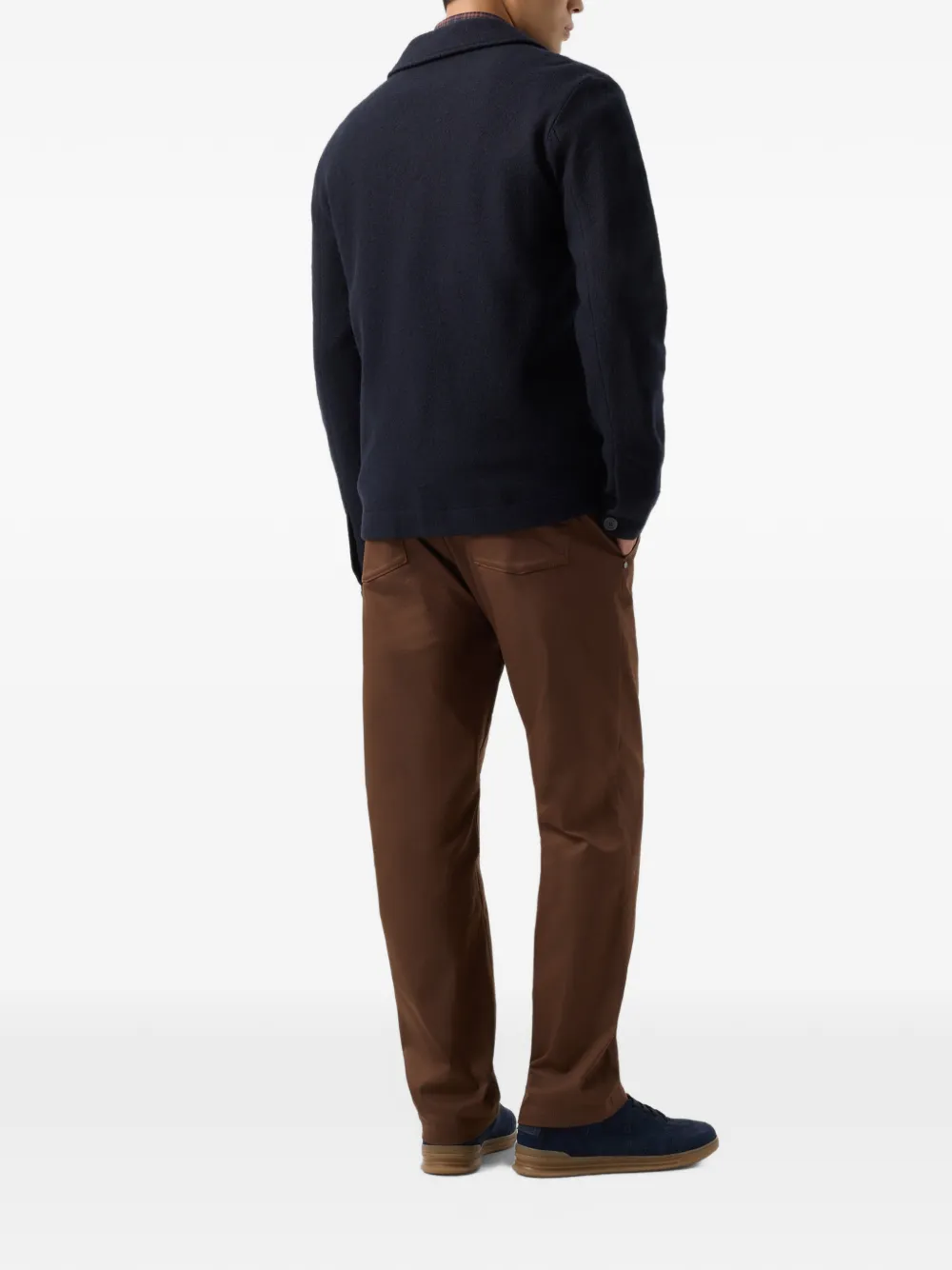 BOGNER Blanco wool overshirt Blauw