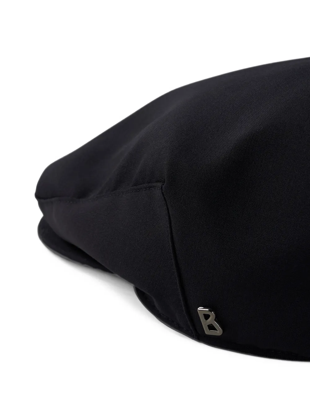 BOGNER Chiro logo-plaque flat cap Zwart