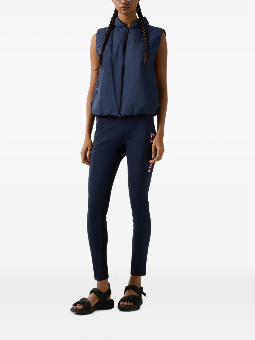 BOGNER FIRE+ICE Kaila hooded gilet Blauw