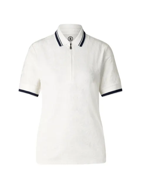 BOGNER Konny jacquard-knit polo shirt