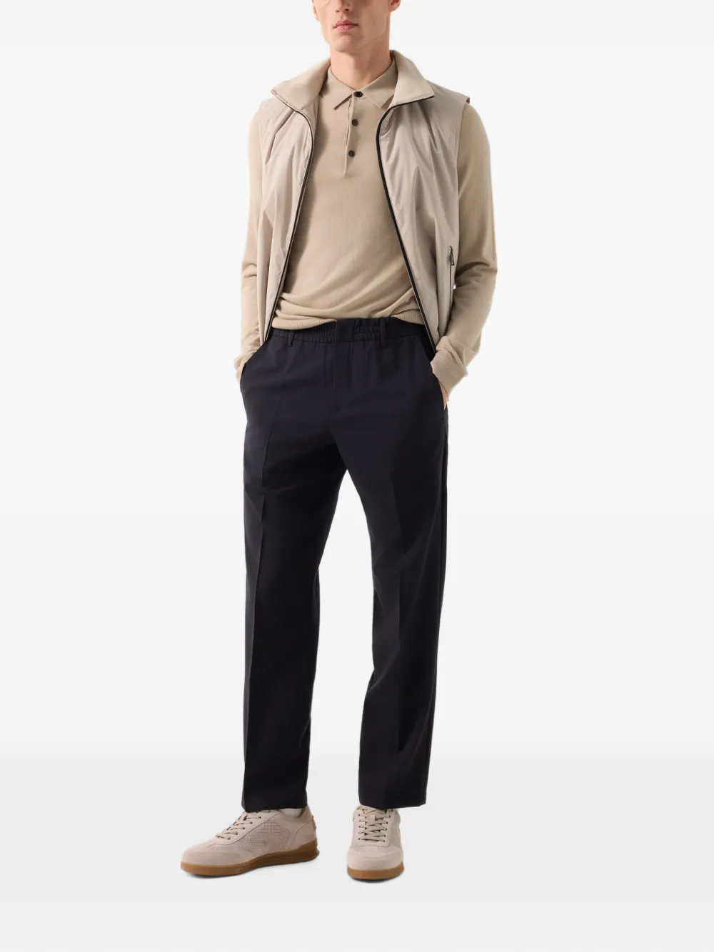 BOGNER Marcus drawstring-waist trousers Blauw