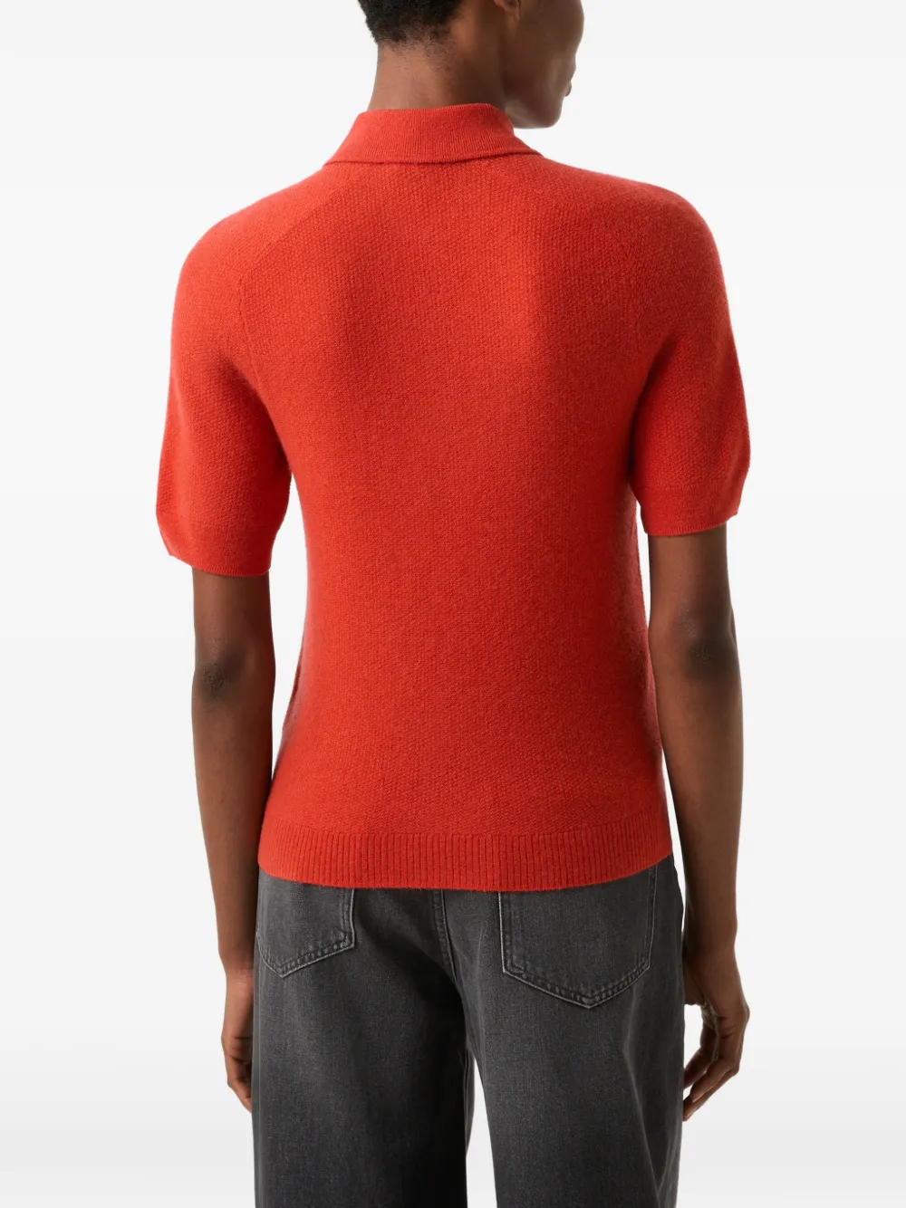 BOGNER Shari zip-up polo shirt Rood