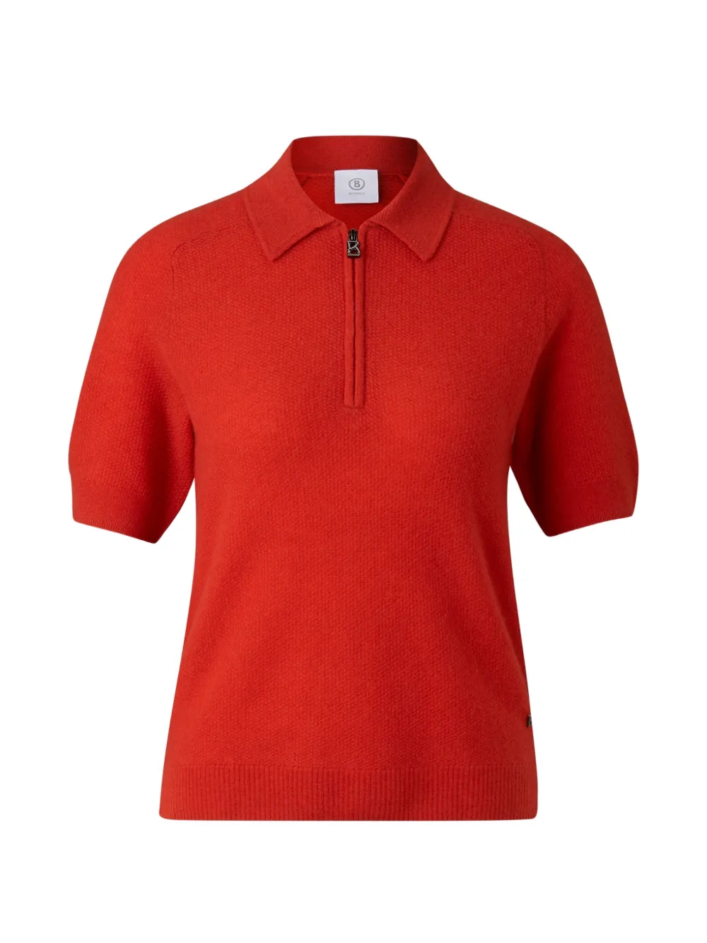 BOGNER Shari zip-up polo shirt Rood