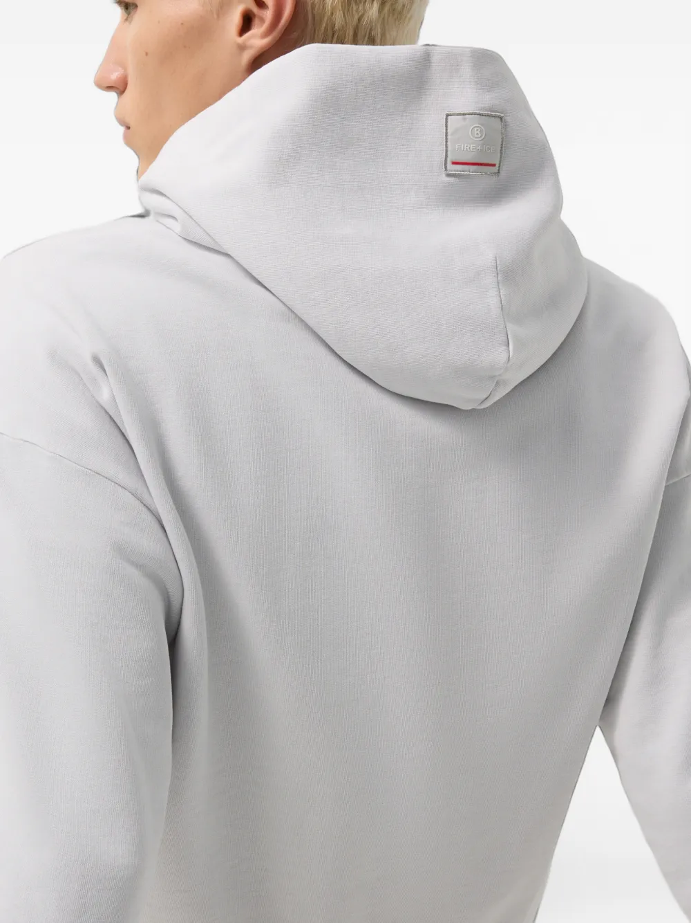 BOGNER FIRE+ICE Ilay logo-print hoodie Grijs