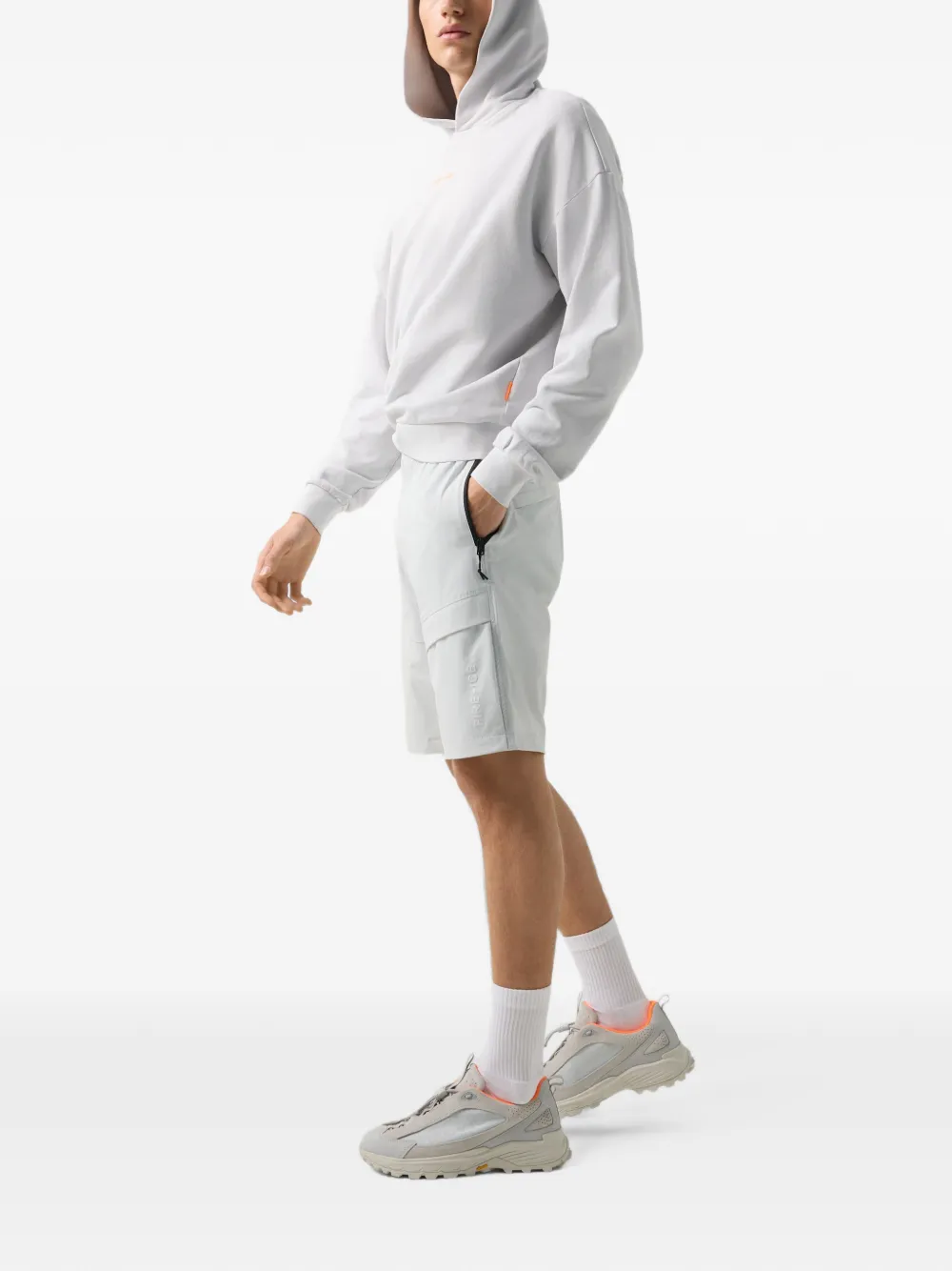 BOGNER FIRE+ICE Ilay logo-print hoodie Grijs