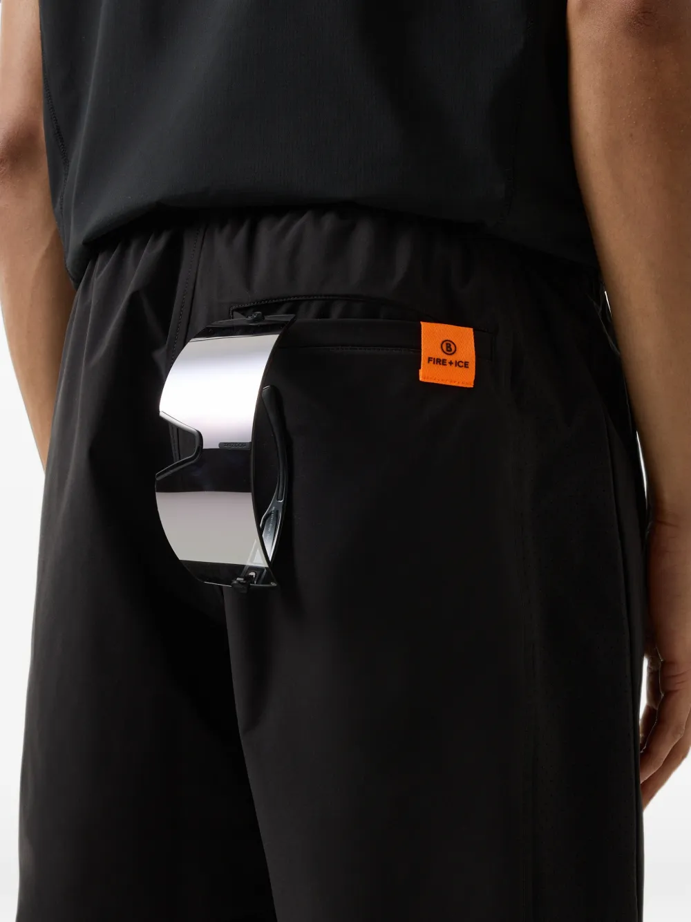 BOGNER FIRE+ICE Pavel zip-pocket shorts Zwart