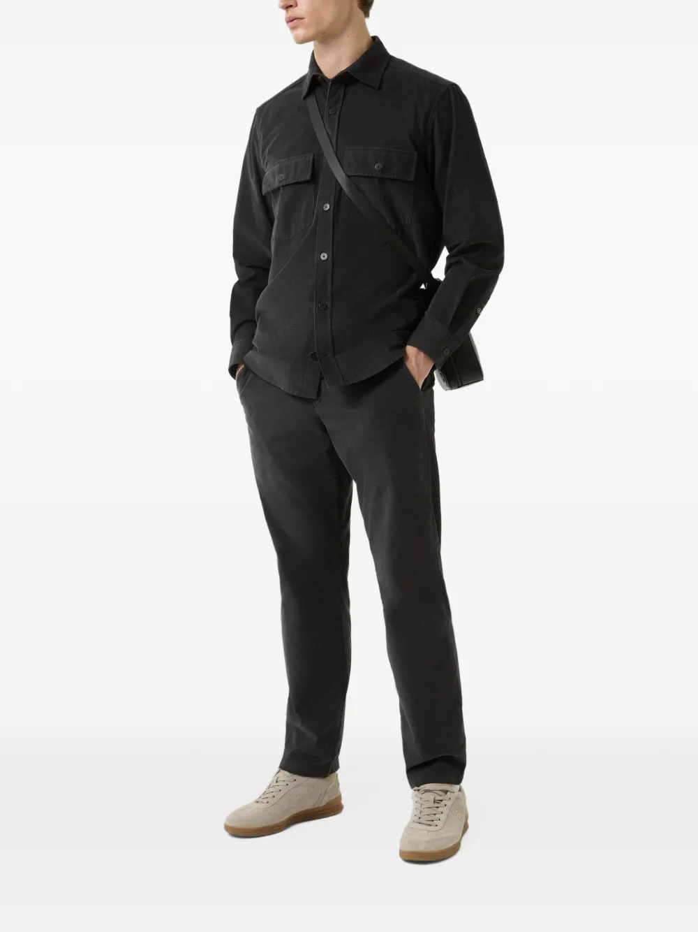 BOGNER Heiko corduroy shirt Zwart