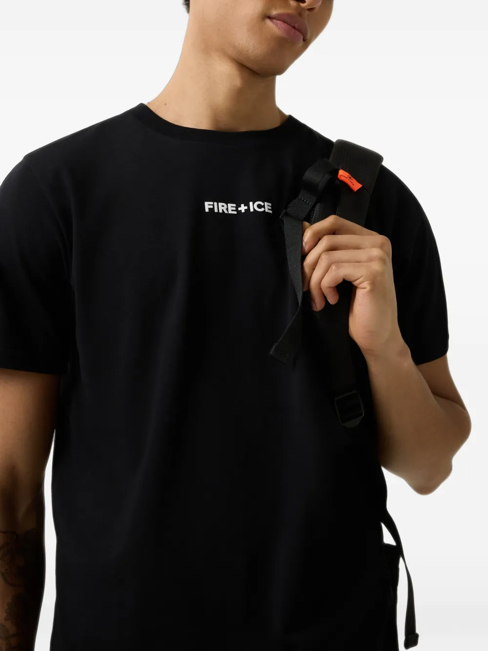 BOGNER FIRE+ICE Mick logo-print T-shirt Zwart